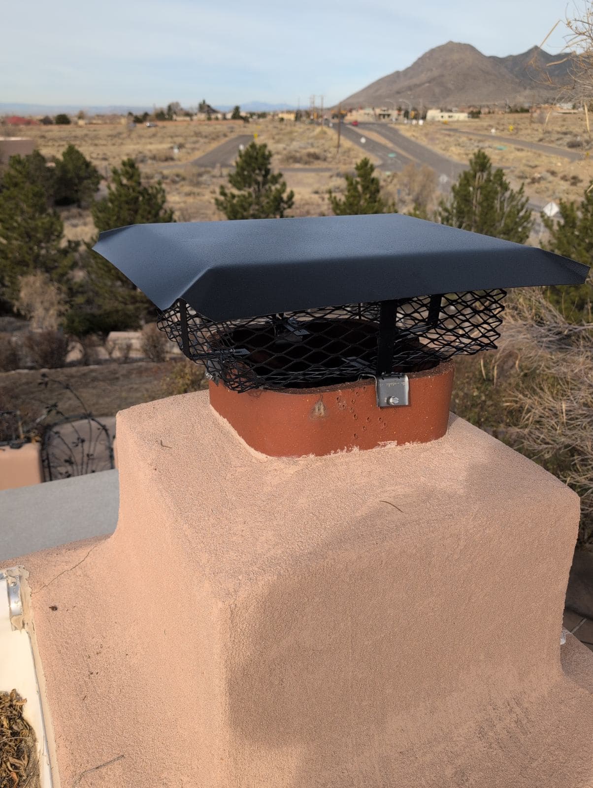Gallery photos for Chimney Transformation with Spark Arrestor Installation: Image #2